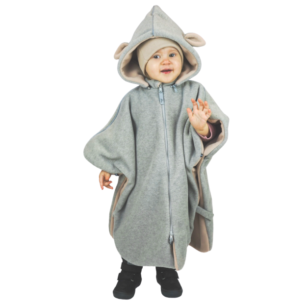 Poncho Fluffy Lamb from PATULOVE for the car seat