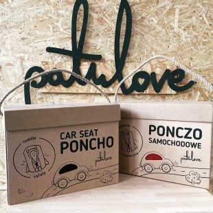 Poncho Bear from PATULOVE for the car seat