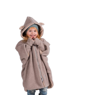 Poncho Lamb Beige from PATULOVE for the car seat