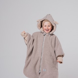 Poncho Lamb Beige from PATULOVE for the car seat