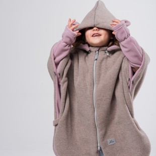 Poncho Lamb Pink from PATULOVE for the car seat