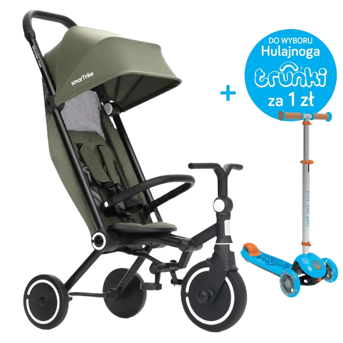 SmarTrike Wonder MAX - rowerek z funkcją wózka