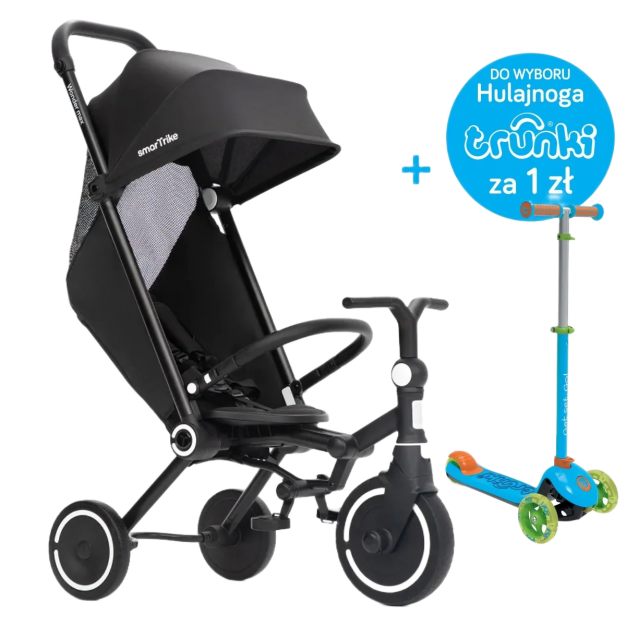 SmarTrike Wonder MAX – Dreirad mit Kinderwagenfunktion