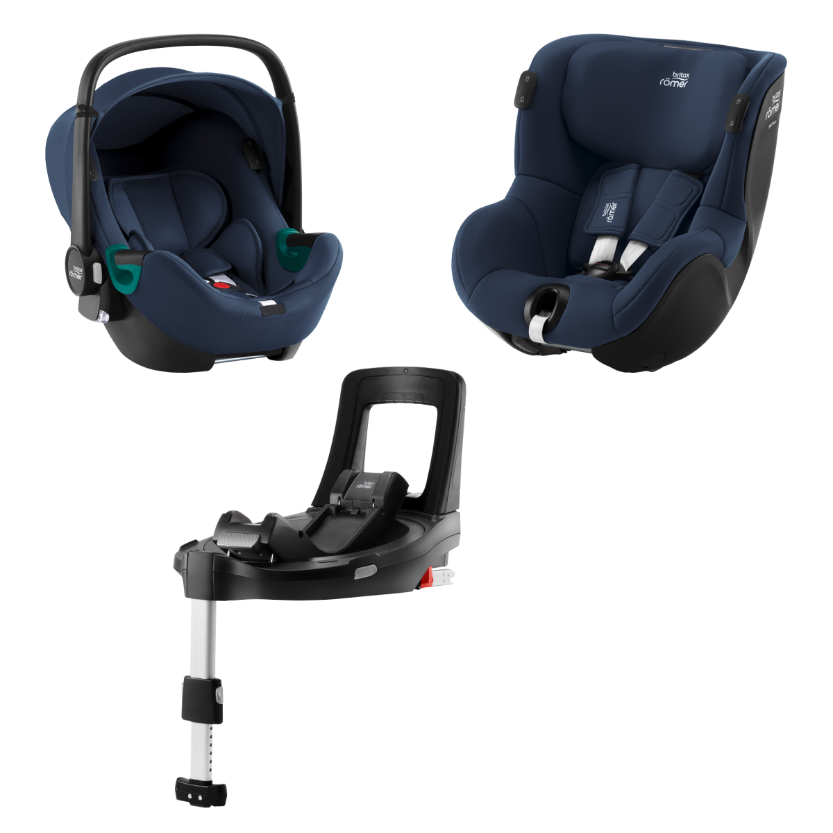 Britax Romer set modulare iSense (ovetto, seggiolino, base girevole)